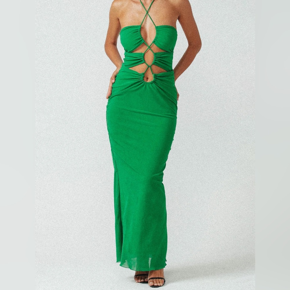 The Emily Maxi Dress - Green